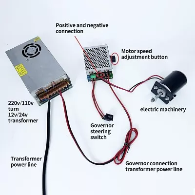 12/24V Permanent Magnet Mini DC DIY Generator Motor 30 W CW/CCW 3500/7000RPM Set • $90