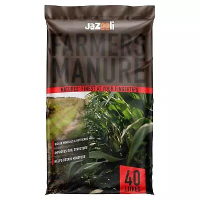 Organic Farmyard Horse Manure Fertiliser Lawn Garden Outdoor & Indoor Plants • £15.99