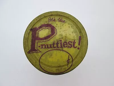 Vintage PETER PAN PEANUT BUTTER Jar With Original Lid • $5