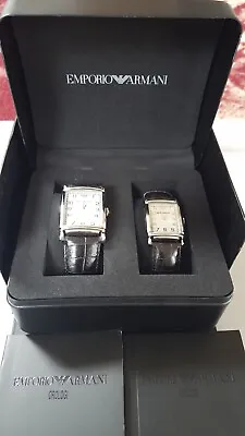 Emporio Armani Stainless Steel Quartz Men's & Ladies Watches With Original Box. • £26.99