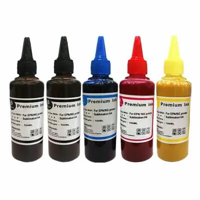 £22.99 • Buy 5 X 100ml Sublim Sharp Dye Sub Sublimation Ink 4 Colour Set Fits Epson Printers