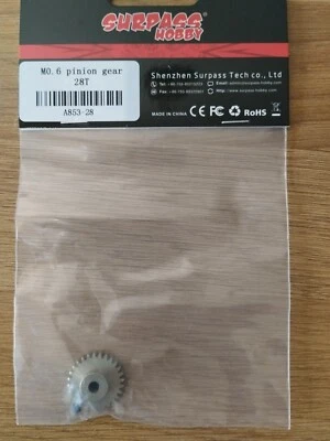 £6.50 • Buy Rc Car Buggy 0.6 Module Pinion 28T  Pinion 28 Tooth