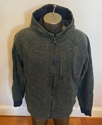 Lululemon Men’s Full Zip Up Green Scuba Hoodie Jacket Heavy And Thick Size XL • $46