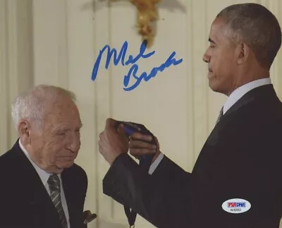 Mel Brooks Obama Medal Of Honor Signed 8x10 Photo PSA COA • $199.99