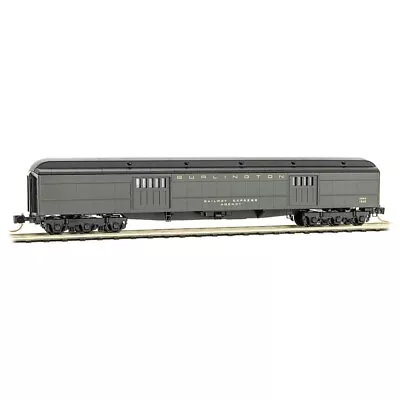 Micro-Trains 14700200 N CB&Q 70’ Heavyweight Baggage Car #1540 LN/Box • $20.53