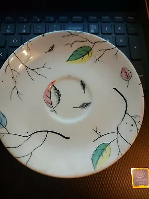 1920s J&G Meakin Autumn Saucer SOL 391413. Rare Pattern Hand Painted • £2.50