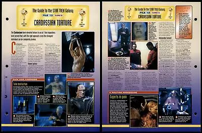 £1.49 • Buy Cardassian Torture - The Cardassian Union - Star Trek Fact File Page