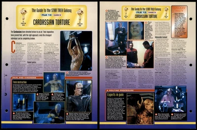 £1.49 • Buy Cardassian Torture - The Cardassian Union - Star Trek Fact File Page
