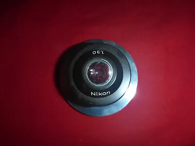 Nikon 1.30 Microscope Condenser Lens Vintage Optic Part • $44