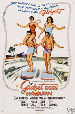 Gidget Goes Hawaiian Vintage Movie Poster Print  • $6.49