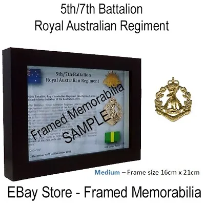 5th/7th Battalion Royal Australian Regiment - FREE POST✔📩 • £46.68