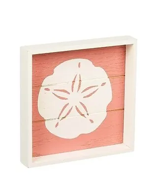 Pink Sand Dollar Wooden Home Decor • £3.85