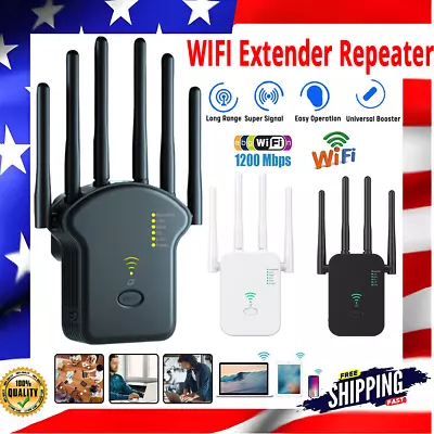 1200Mbps 5G Wifi Range Internet Extender Wireless Repeater Signal Booster Router • $16.93