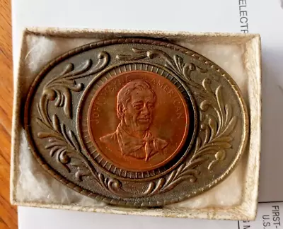John Wayne  Coin / Medallion Belt Buckle • $2.99