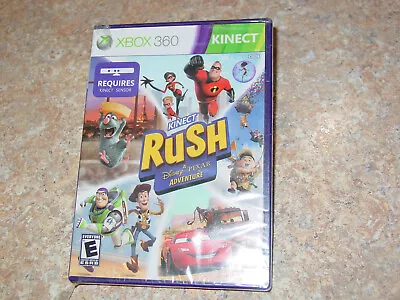 Kinect RUSH: A Disney Pixar Adventure Microsoft Xbox 360 Requires K. Sensor NEW • $19.95