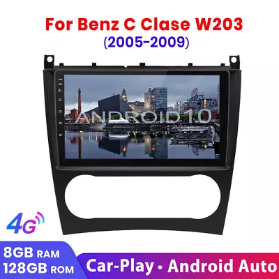 Android Car Radio GPS WIFI For Mercedes Benz C Class W203 C200 C230 CarPlay DAB+ • $279.99