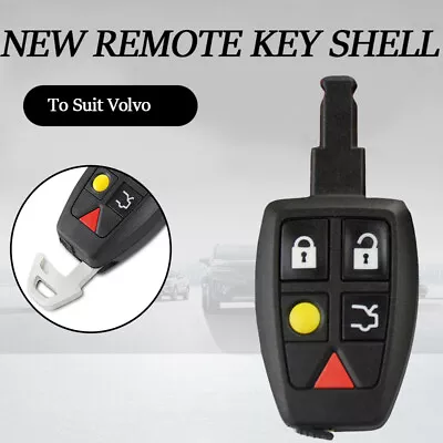 Case For Volvo C30 C70 S40 V50 2004 2005 2006 2007 Remote Fob Shell KR55WK49259 • $18.07