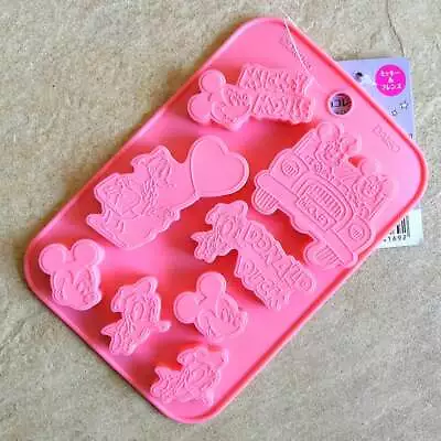 Walt Disney Mickey Minnie Mouse Donald Duck Silicone Chocolate Candy Mold Japan • $13.74