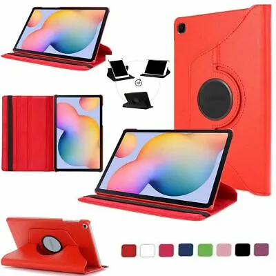 Samsung Galaxy Tab S6 Lite 10.4  SM P610 Tablet 360° PU Leather Flip Case Cover • £4.99