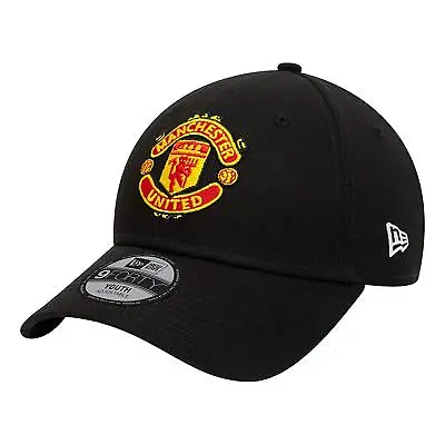 New Era Childs Manchester United 9 Forty Cap - Black • £17.99