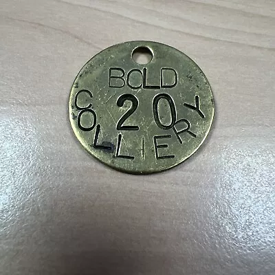 Bold Colliery Pit Check Token • £20