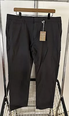 J. Crew Mens Bedford Coal 484 Slim-fit Tech Pant Size 35x29 • $15