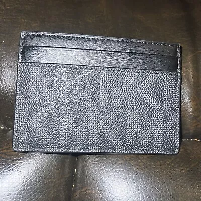 Michael Kors Card Holder Black Leather • $14.99