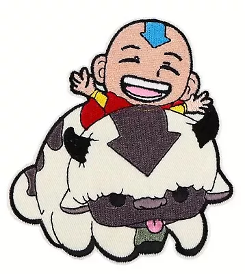 🔥 Avatar Aang Appa Patch Last Airbender Netflix Embroidered Cartoon Movie 3.85” • $4.99