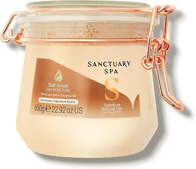 Sanctuary Spa Dead Sea Salt Scrub With Coconut Oil No Mineral Oil Cruelty • £17.79