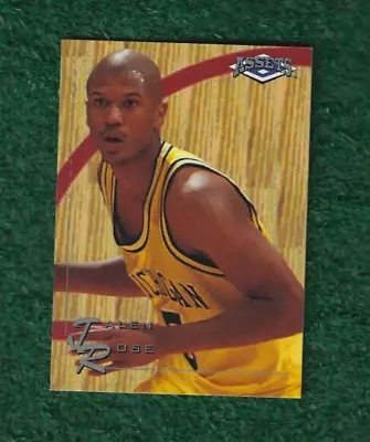 Jalen Rose - Michigan Fab Five - 1994-95 Classic Assets Rookie Card #47 - Pacers • $2