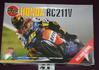 £60 • Buy Airfix Honda RC2IIV 1:12 Scale Model Motorbike Kit With Camel Decals.