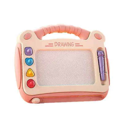 Kids Magnetic Drawing Board Colorful Erasable Doodle Board With Magnet Pen Toys~ • £11.63