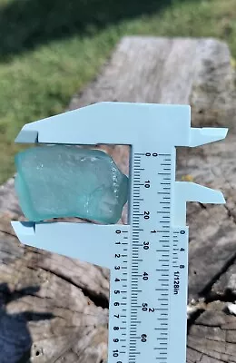 Sea Glass Found Missouri In River/Lake Area Aqua Blue Green Color Thick Chunk • $8.99