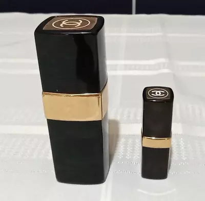 2 Vintage Chanel No 5 Black Spray Bottles  • $13