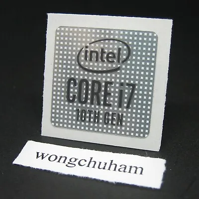 PC Notebook Sticker - Intel CORE I7 10th Gen Sticker 18mm X 18mm #202211231514 • $2.22