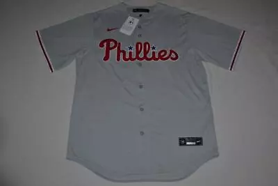 Authentic Nike Men's Philadelphia Phillies Bryce Harper #3 Grey Cool Base Jersey • $85