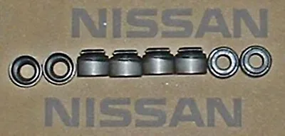 Nissan 13207-84A00 OEM Intake Valve Seals SR20DET CA18DET S13 S14 GTiR 6mm S-8 • $64.98