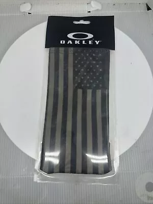 Oakley Soft Case HDO Cleaning Bag/pouch  SUBDUED  Blackened American Flag. USA! • $15.99