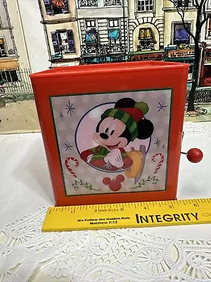 Disney's Mickey Mouse Deck The Halls Jack-In-The-Box By Gemmy • $25