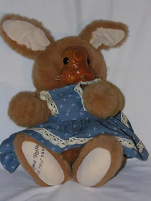 Vintage Robert Raikes Aunt Marylou Rabbit Plush Doll Toy With Tag Numbered • $32