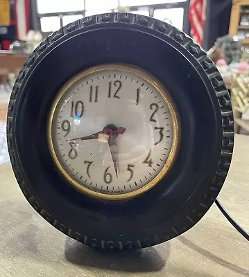 1953 Goodyear Tire Desk Clock -works Great! • $85