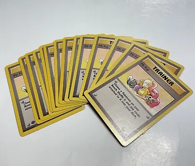 Pokemon Mr. Fuji Trainer Card 1999 SHADOWLESS 58/62 Base Lot Of 14 • $199.99