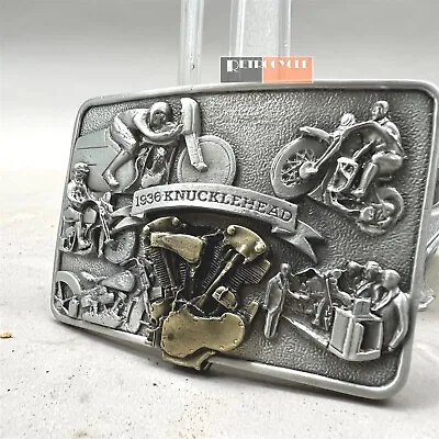 Harley Knucklehead Engine Belt Buckle 48-1113 - NEW • $34.28