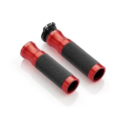 Rizoma Sport Red Billet Aluminium Handlebar Grips 22mm Clip On • $62.52
