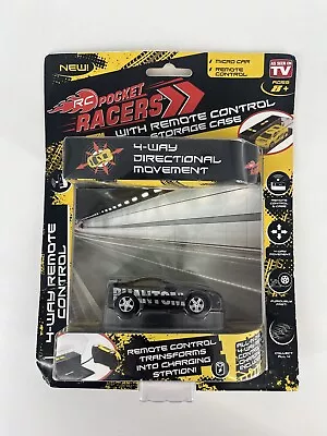 Mini RC Car Pocket Racers Phantom Black Micro 4-Way Remote Control New • $19.95