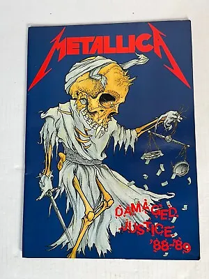 Metallica 1988-89 Damaged Justice Book  • $45