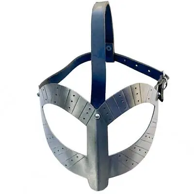 Barbarian War Gjermundbu Viking Mask Armor W/ Adjustable Leather Strap • $14.24