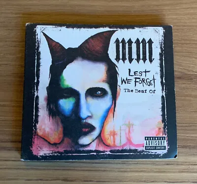 MARILYN MANSON / LEST WE FORGET - THE BEST OF CD - Digi PAC (2004) VG+ • $3.16