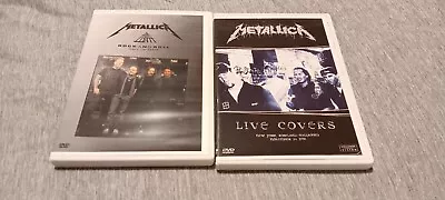 METALLICA - 2 DVD Lot - MTV 'Live Covers' + Hall Of Fame Induction - Rare • $40