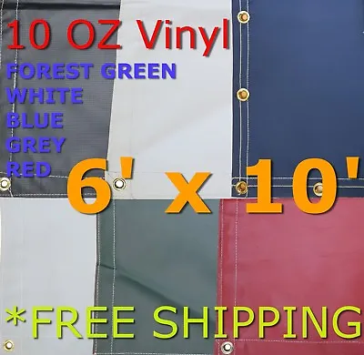 $88 • Buy 6' X 10' 10 Oz. Vinyl Waterproof Tarp - Truck Trailer Equipment Cover
